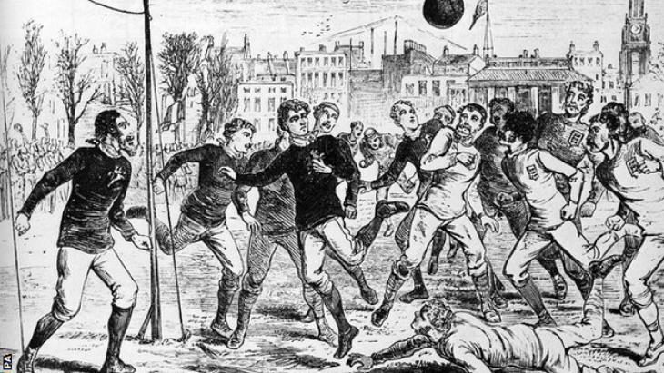 Футбол и офсайд в 19 веке
