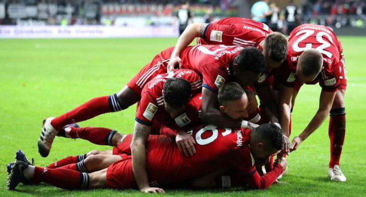 Айнтрахт Ф - Бавария 0:3 17 тур Бундеслига сезон 2018/2019 статистика и голы