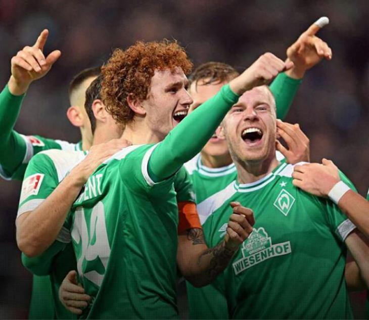 Джошуа Сарджент дебют за основную команду Вердера; Joshua Sargent debut in Werder Bremen