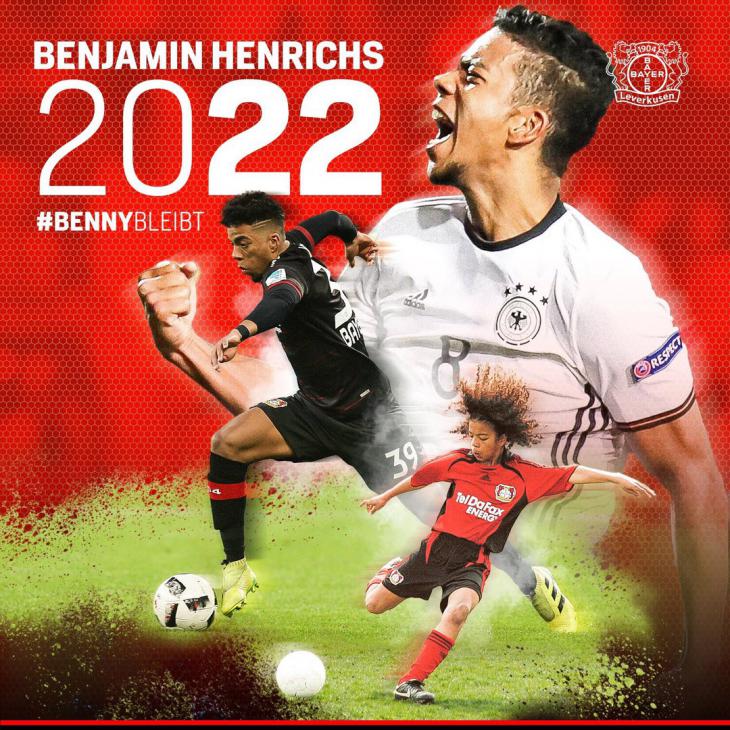  «Байер» продлил контракт с Хенриксом до 2022 года