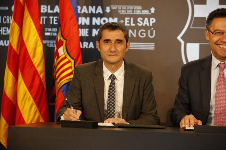 Вальверде подписал контракт с «Барселоной»