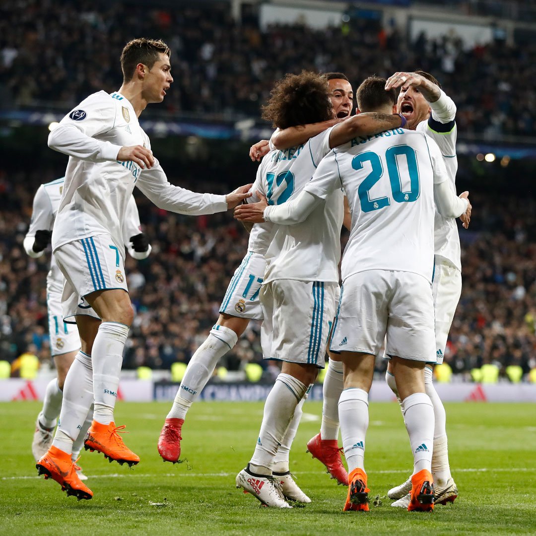 Real Madrid 3 - 1 PSG, UEFA Champions League, 14.02.2018 rev