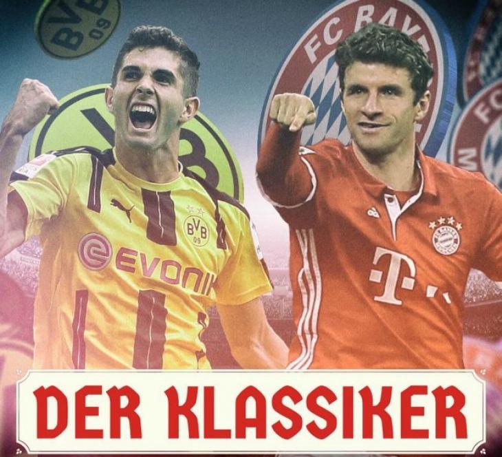 Дер Классикер Der Klassiker 2018/2019 Боруссия Дортмунд - Бавария Мюнхен 3:2 голы и лучшие моменты