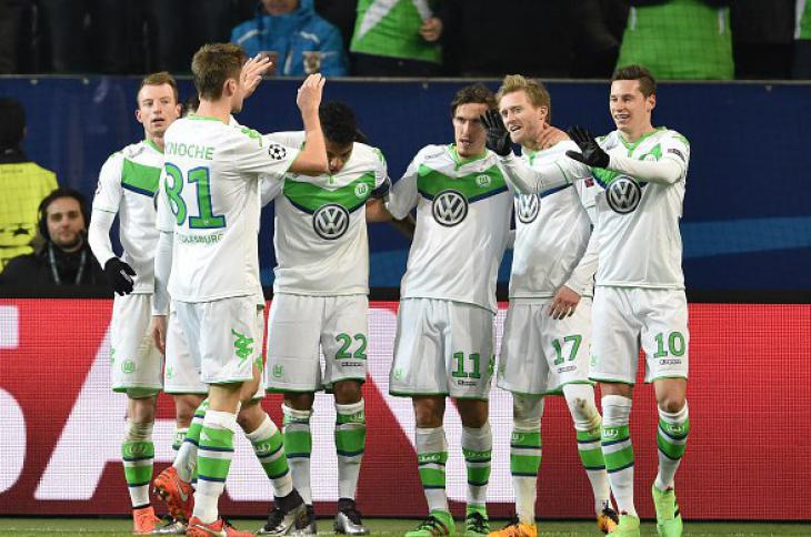 Вольфсбург вышел в 1/4 финала Лиги Чемпионов, обыграв Гент
