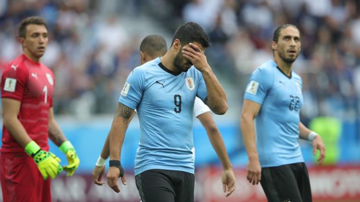 Обзор матча Уругвай - Франция, 0-2, 06.07.2018