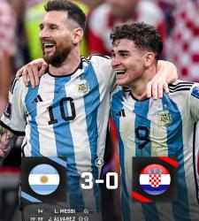 Аргентина разгромила Хорватию и вышла в финал